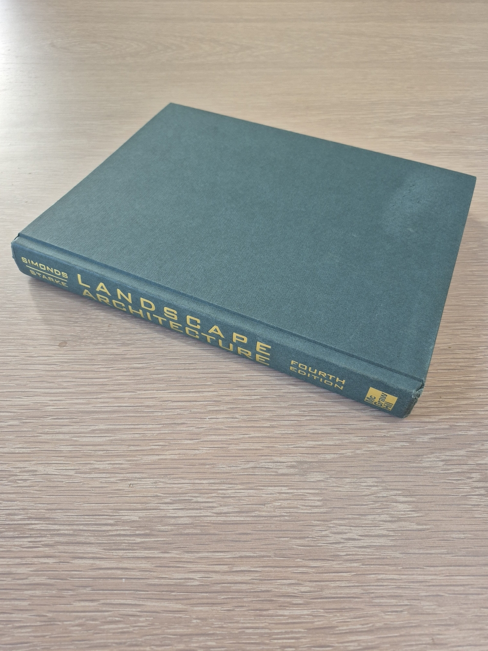 Landscape Architecture Hardcover Book - Green Cover with Gold Text